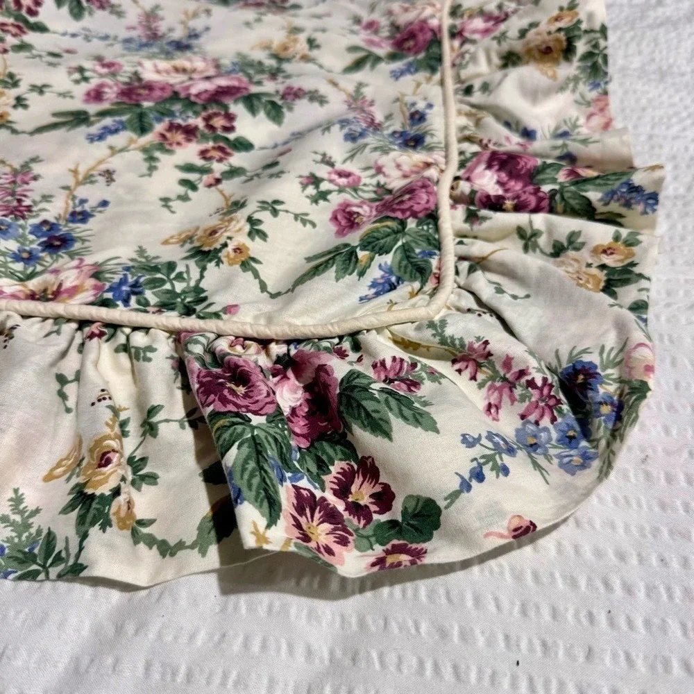 European Pillow Shams by Hollander Floral English Garden Shabby Chic Cottagecore